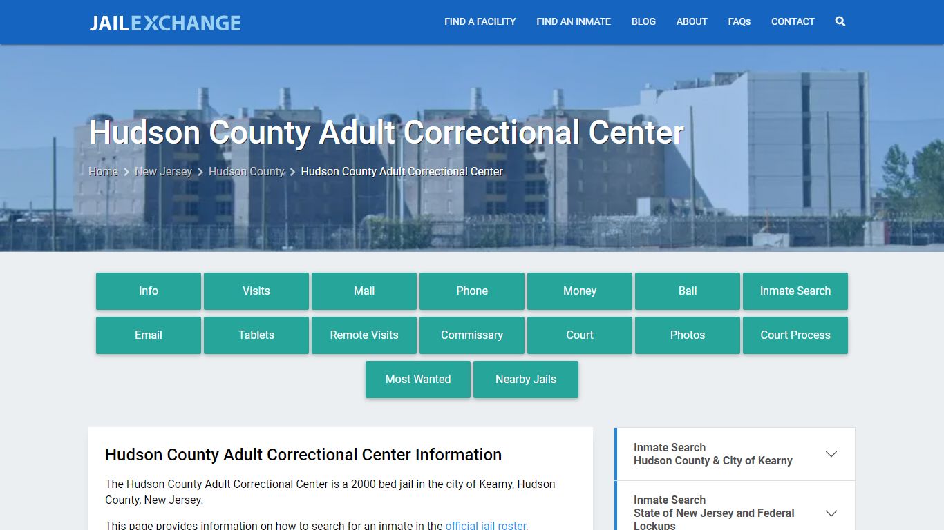 Hudson County Adult Correctional Center - Jail Exchange